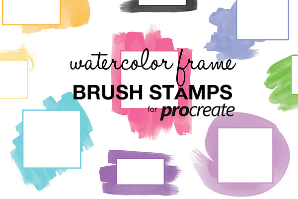 Frame Brush Stamps for Procreate