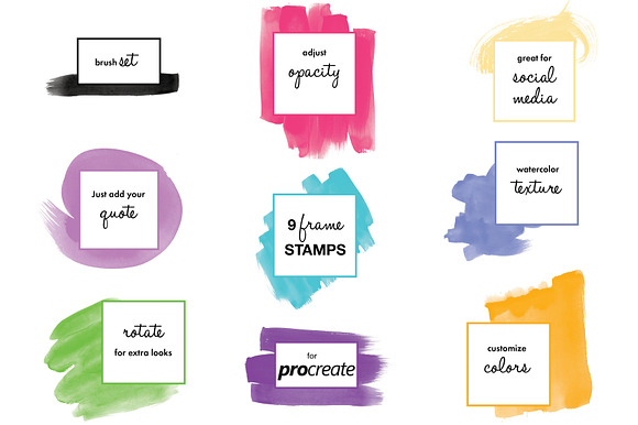 Frame Brush Stamps for Procreate in Add-Ons - product preview 2
