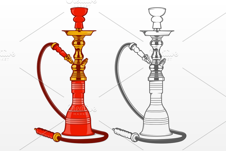 Shisha with Pipe in Objects - product preview 8