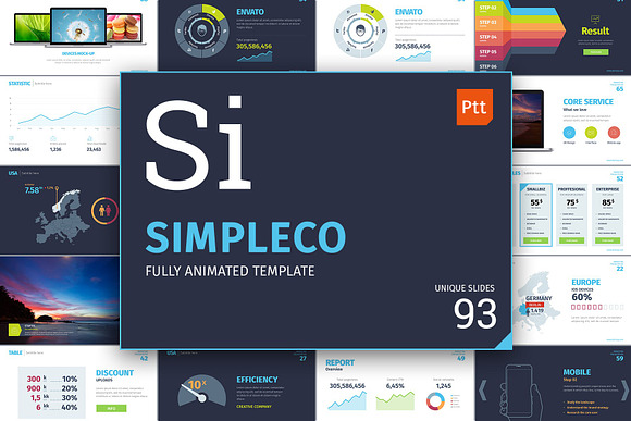 SIMPLECO: Power point presentation in PowerPoint Templates - product preview 2
