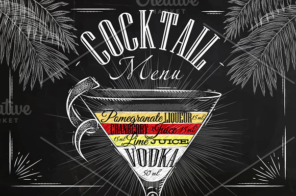 Cocktails graphics in Objects - product preview 2