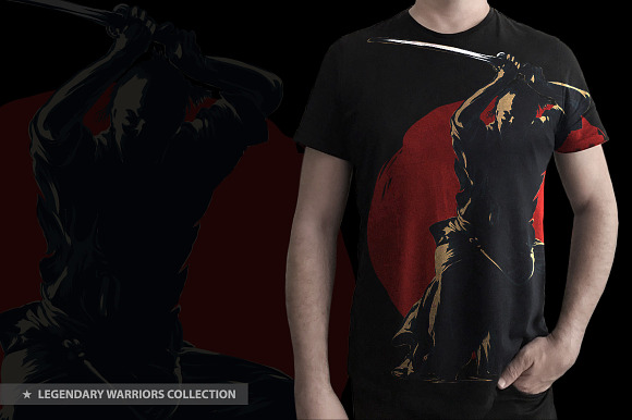 BUSHIDO - Vector illustration in Illustrations - product preview 4