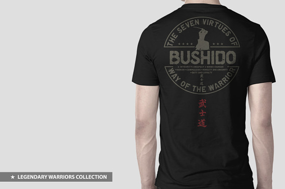 BUSHIDO - Vector illustration in Illustrations - product preview 6