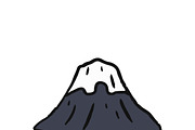 The famous Fuji mountain