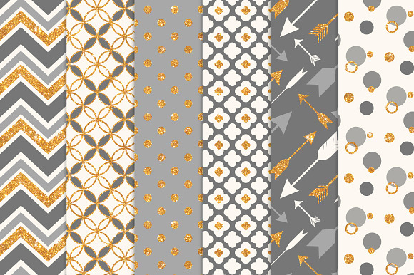 Grey Bohemian Glitter Patterns in Patterns - product preview 2
