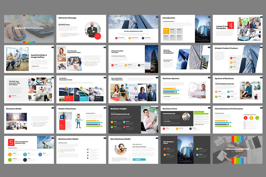 Neue Startup Presentation Template in PowerPoint Templates - product preview 8