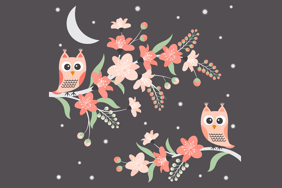 Night Owls Set in Illustrations - product preview 8