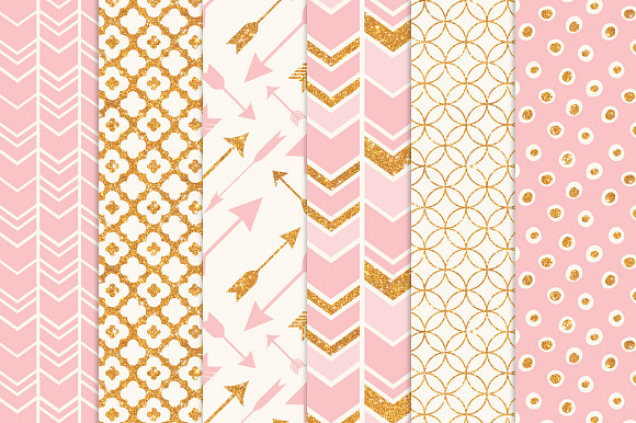 Soft Pink Glitter Patterns in Patterns - product preview 1