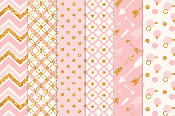 Soft Pink Glitter Patterns in Patterns - product preview 2
