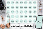 Mint Instagram Story Highlights