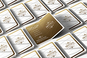 50 Golden Business Cards Bundle