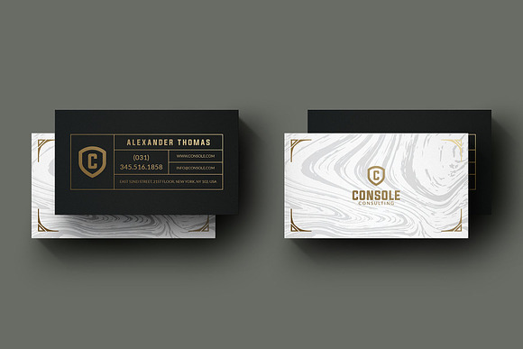 50 Golden Business Cards Bundle in Business Card Templates - product preview 1