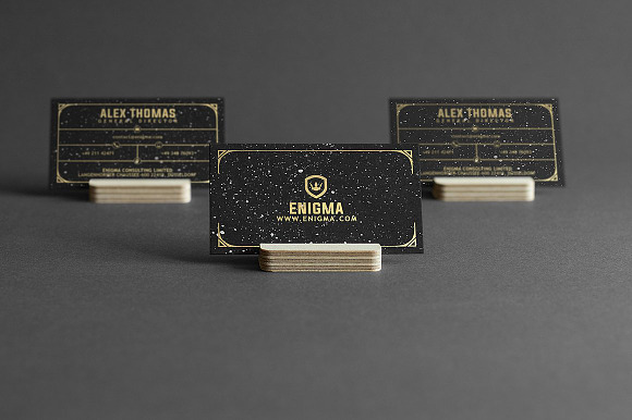 50 Golden Business Cards Bundle in Business Card Templates - product preview 2