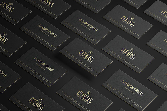 50 Golden Business Cards Bundle in Business Card Templates - product preview 4
