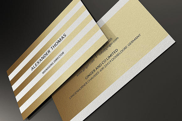 50 Golden Business Cards Bundle in Business Card Templates - product preview 10
