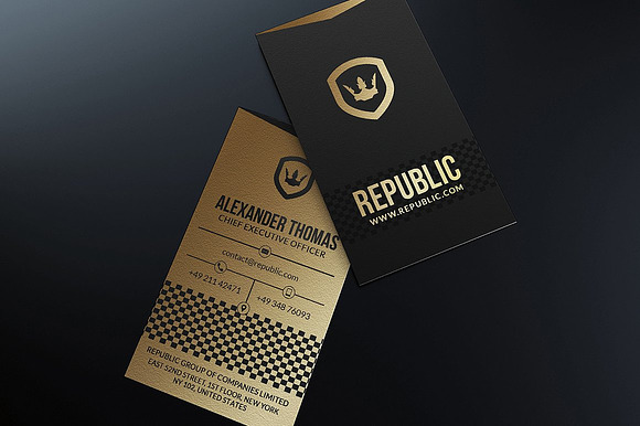 50 Golden Business Cards Bundle in Business Card Templates - product preview 18