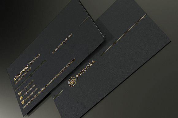 50 Golden Business Cards Bundle in Business Card Templates - product preview 24