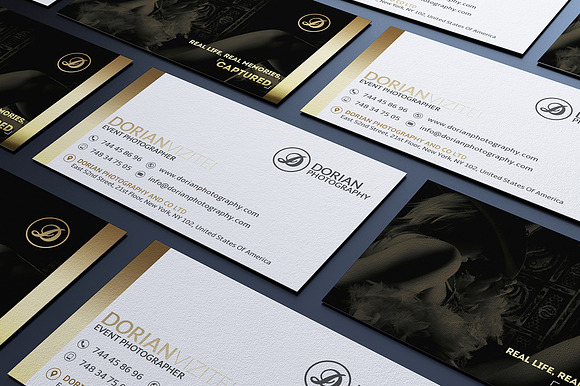 50 Golden Business Cards Bundle in Business Card Templates - product preview 33
