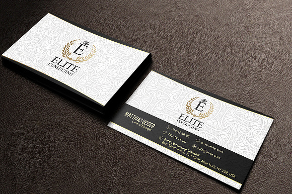 50 Golden Business Cards Bundle in Business Card Templates - product preview 35