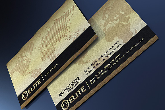 50 Golden Business Cards Bundle in Business Card Templates - product preview 39