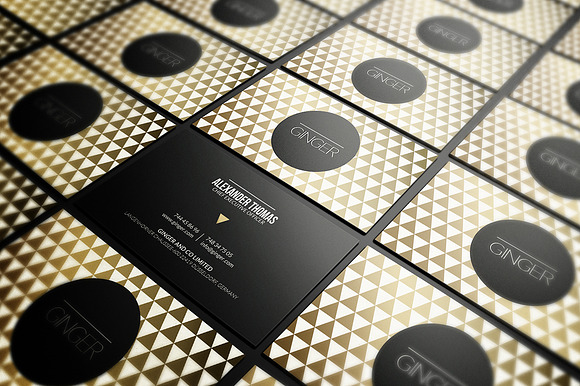 50 Golden Business Cards Bundle in Business Card Templates - product preview 40