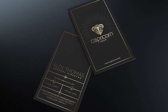 50 Golden Business Cards Bundle in Business Card Templates - product preview 41