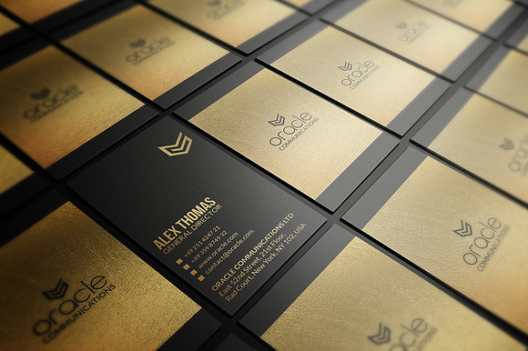 50 Golden Business Cards Bundle in Business Card Templates - product preview 44