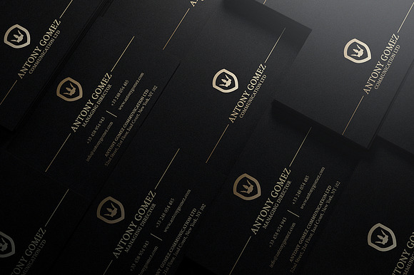 50 Golden Business Cards Bundle in Business Card Templates - product preview 48