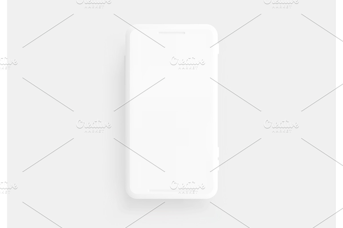 Mobile phone, template modern gadget. in Objects - product preview 8