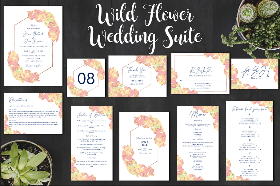 Wild Flower Wedding Collection