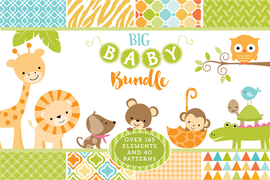 Big Baby Bundle in Illustrations - product preview 8