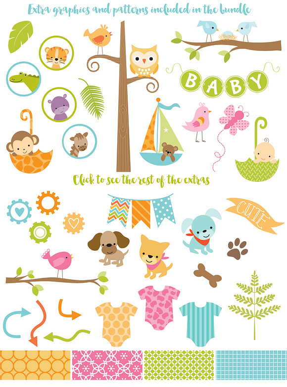 Big Baby Bundle in Illustrations - product preview 1