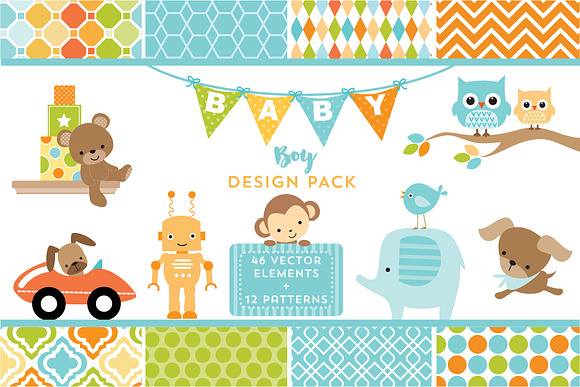 Big Baby Bundle in Illustrations - product preview 4