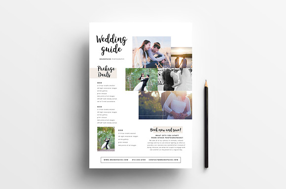 Wedding Photography Templates Pack 1 in Flyer Templates - product preview 5