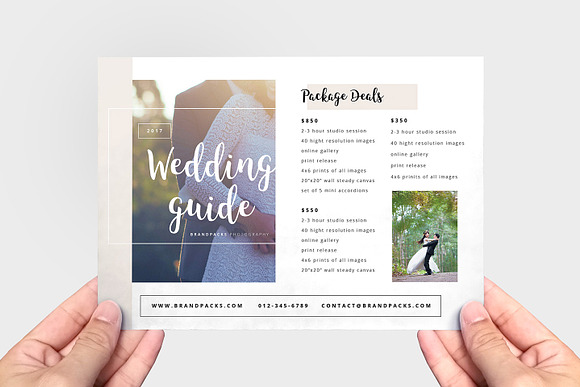 Wedding Photography Templates Pack 1 in Flyer Templates - product preview 8