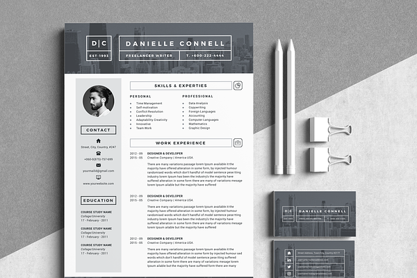 Modern Resume Word Pages