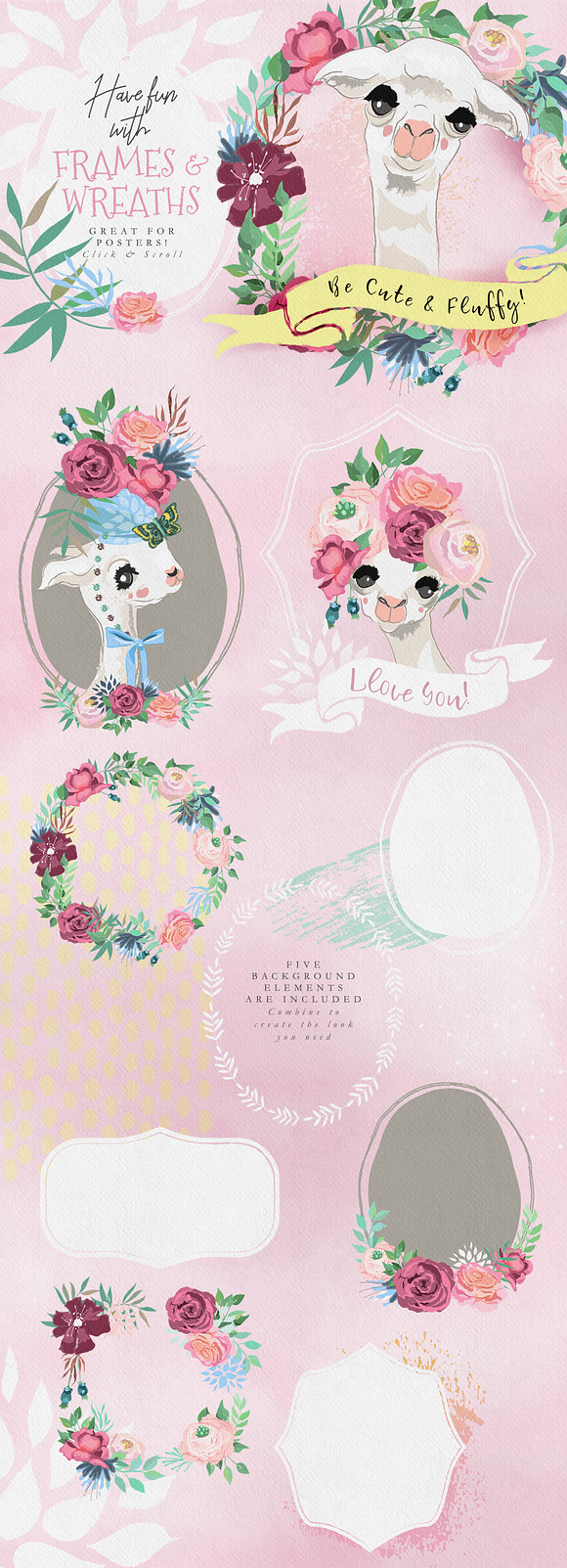 Oh La La Llama in Illustrations - product preview 5