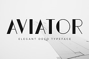 Aviator - Elegant Art Deco Font