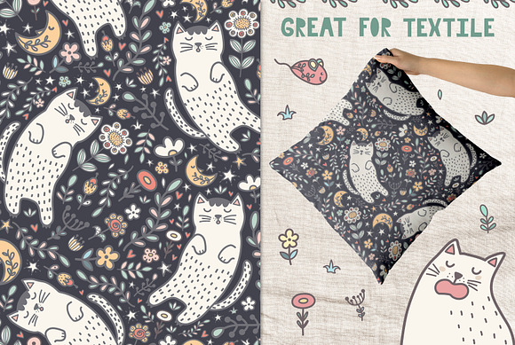 Cats in Paradise Collection in Illustrations - product preview 6