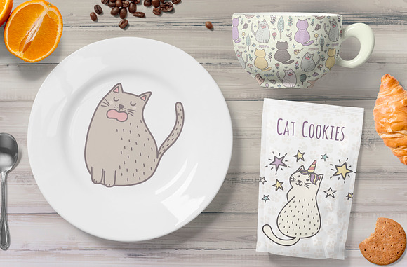 Cats in Paradise Collection in Illustrations - product preview 9