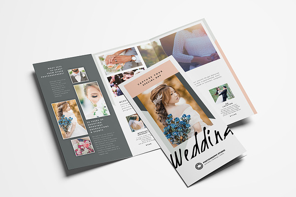 Wedding Photography Trifold Brochure