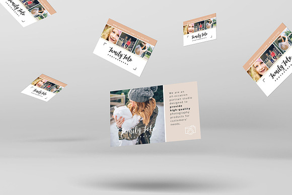 Family Photographer Business Card in Business Card Templates - product preview 2