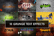 Grunge Text Effects