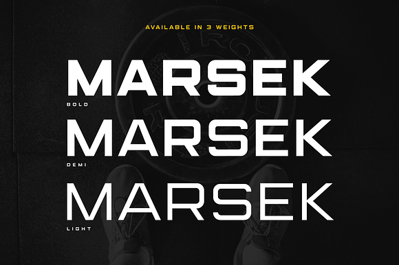 (NEW) Marsek - A Solid Display Font in Sans-Serif Fonts - product preview 1