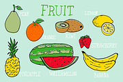 Fruit Vector Illustrations
