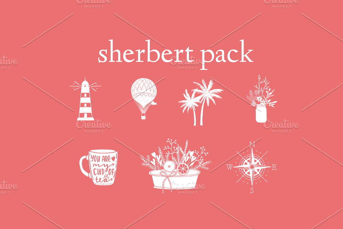 Insta Stories Pack of 15 - sherbert in Graphics - product preview 8
