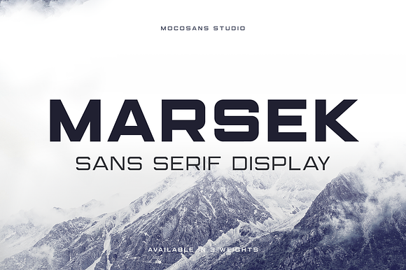 (NEW) Marsek - A Solid Display Font in Sans-Serif Fonts - product preview 9