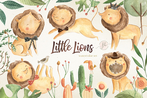 Little Lions in Illustrations - product preview 5