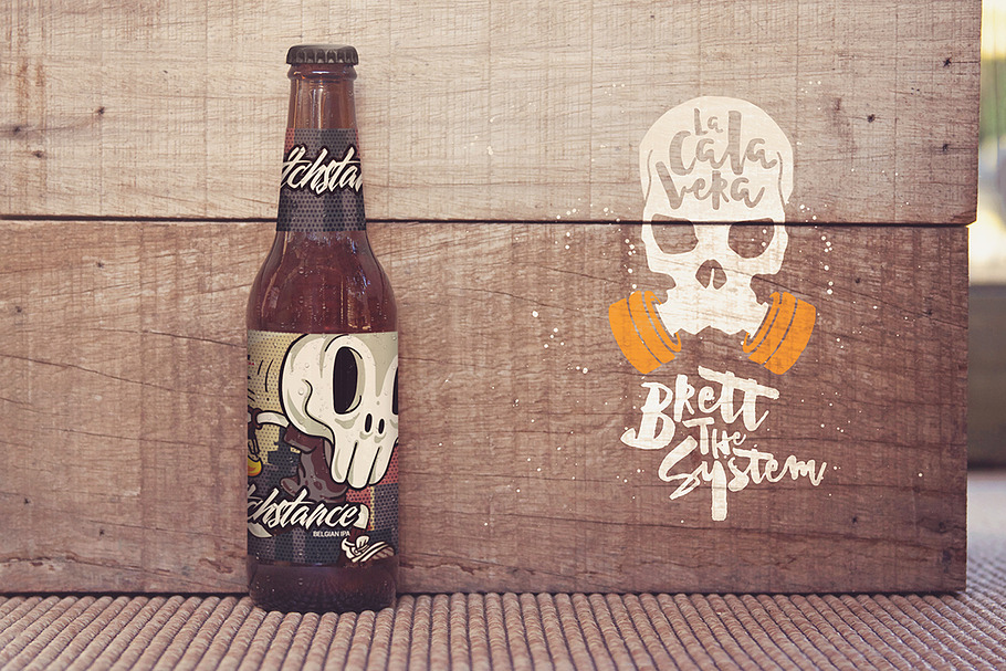 Formentera Wood | Beer Mockup in Product Mockups - product preview 8