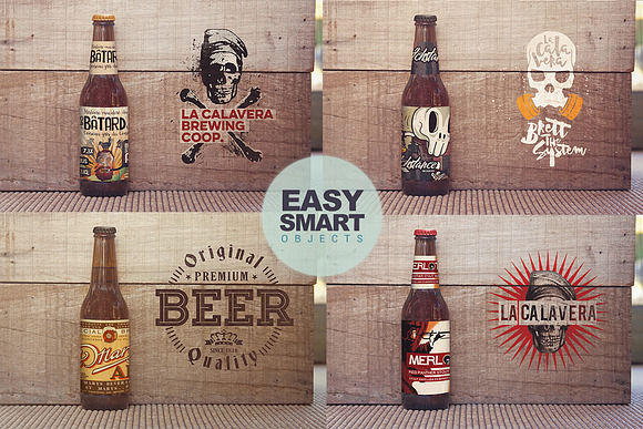 Formentera Wood | Beer Mockup in Product Mockups - product preview 1